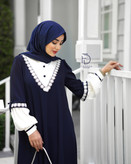 عبای روژین با پارچه کریشه اورجینال اندونزی و ساتن زارا ترک