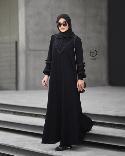 عبای راحیل با پارچه کریشه اورجینال اندونزی