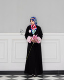 عبای زیبای رز با پارچه کرپ اختصاصی
