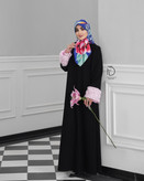 عبای زیبای رز با پارچه کرپ اختصاصی