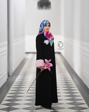 عبای زیبای رز با پارچه کرپ اختصاصی