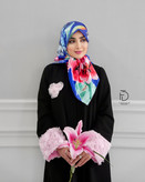 عبای زیبای رز با پارچه کرپ اختصاصی