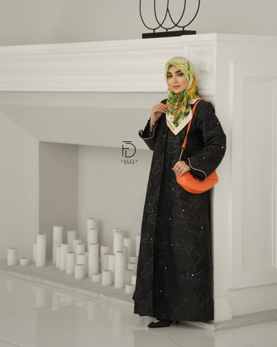 عبای ژاکارد لوکس پروانه