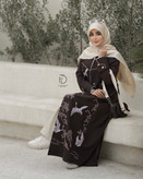 عبای گلدوزی کارامل